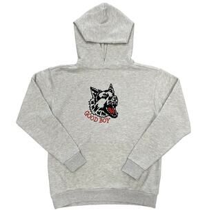 Market Studios German Shepard Good Boy -He Wont Bite Hoodie Womens Sz Small NWOT